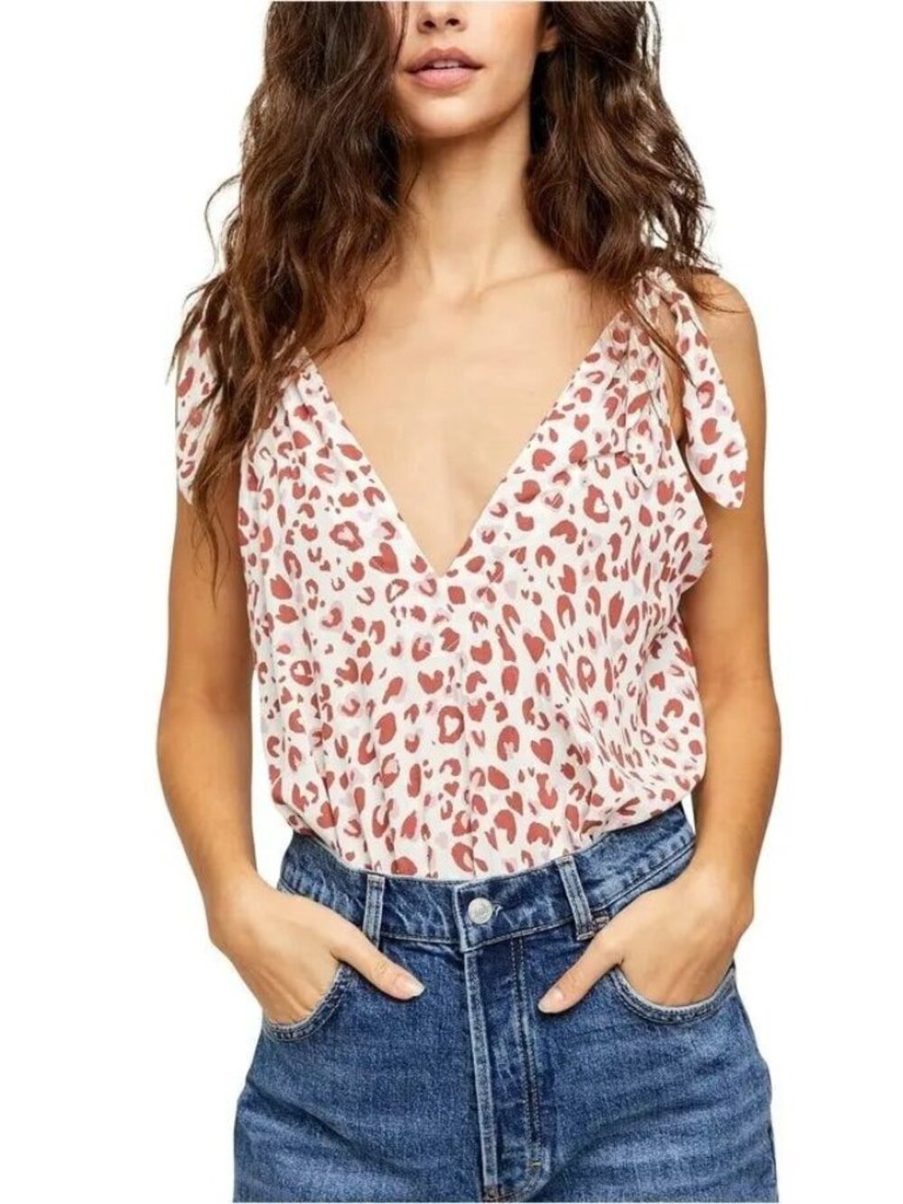 Free People bare it all tank bodysuit - ivory Medium NWT
